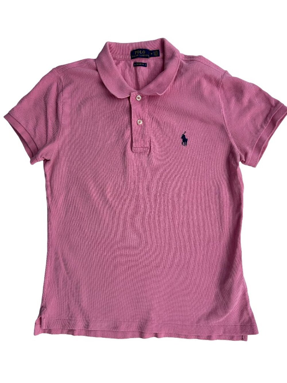 Polo Ralph Lauren Pink Skinny Fit Polo – Size M